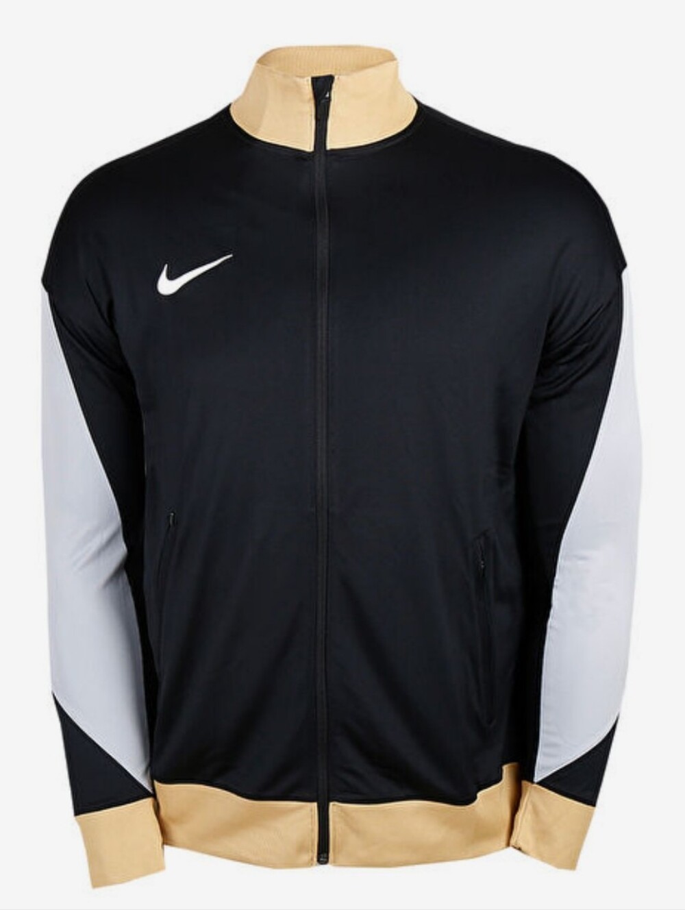 Nike Dri-FIT Strike 24 Track Jacket ~ Black Gold Grey FD7579-011 | Men's: L *NWT